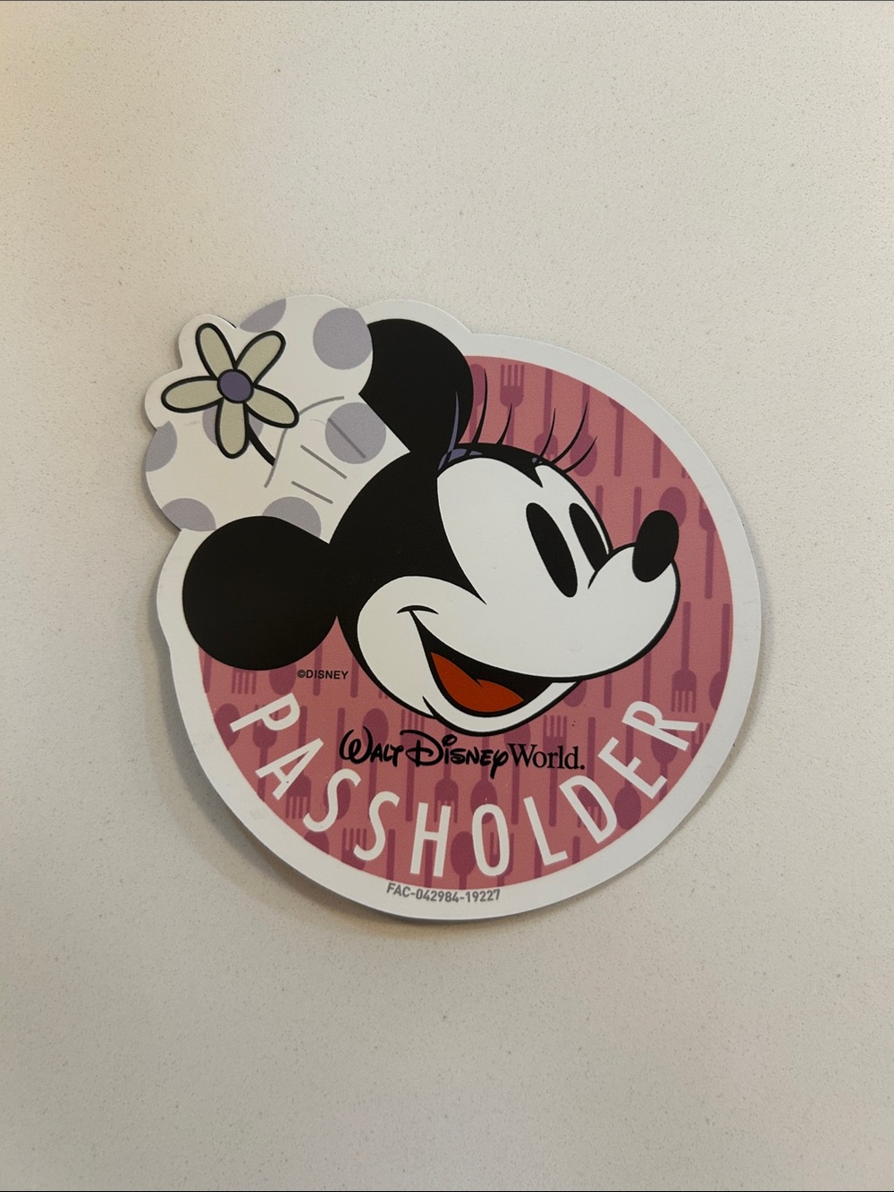 Disney Minnie Passholder Magnet